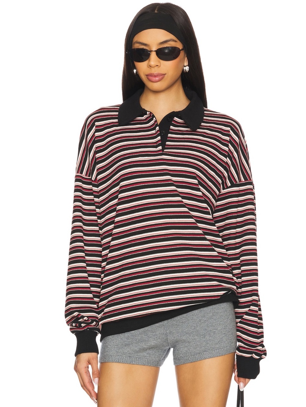 LIONESS Rugby Jersey in Onyx Multi NWT in XS